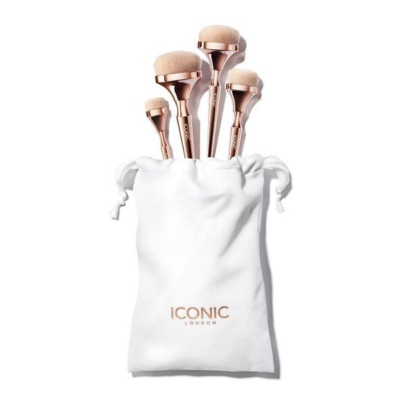 ICONIC London HD Blend Base Set 4-Piece Brush Set New - Picture 1 of 5